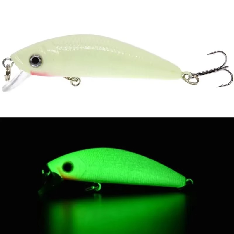Fishing Hook Treble - 2Pcs 3D 빛나는 밤 낚시 미끼