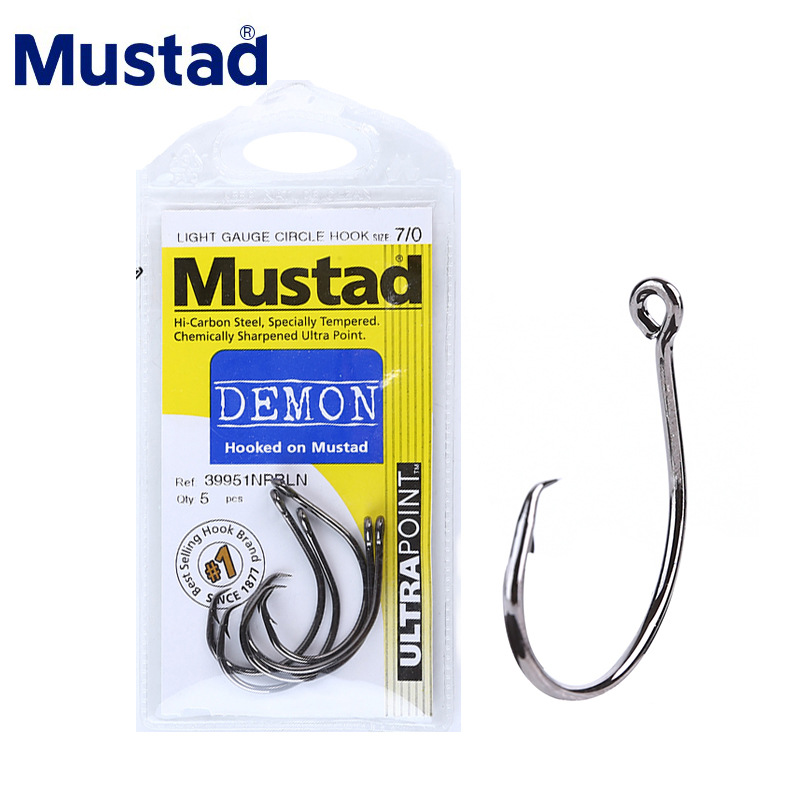 무스타드 39951 #   낚시 후크 원형 고 탄소강  - Fishing Hook Offset 리뷰 및 가격