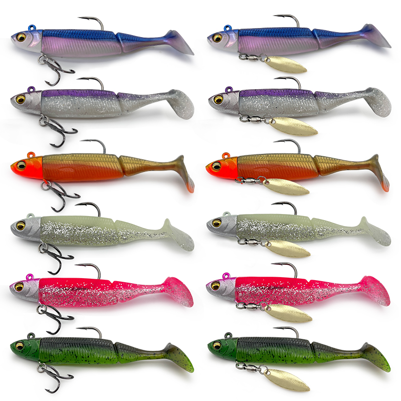 납으로 코팅된 6개의 낚시용 루어, 초장거리 캐스팅이  - Fishing Hook Treble 리뷰 및 가격