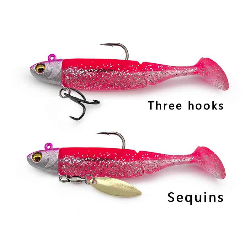 납으로 코팅된 6개의 낚시용 루어, 초장거리 캐스팅이  - Fishing Hook Treble 리뷰 및 가격