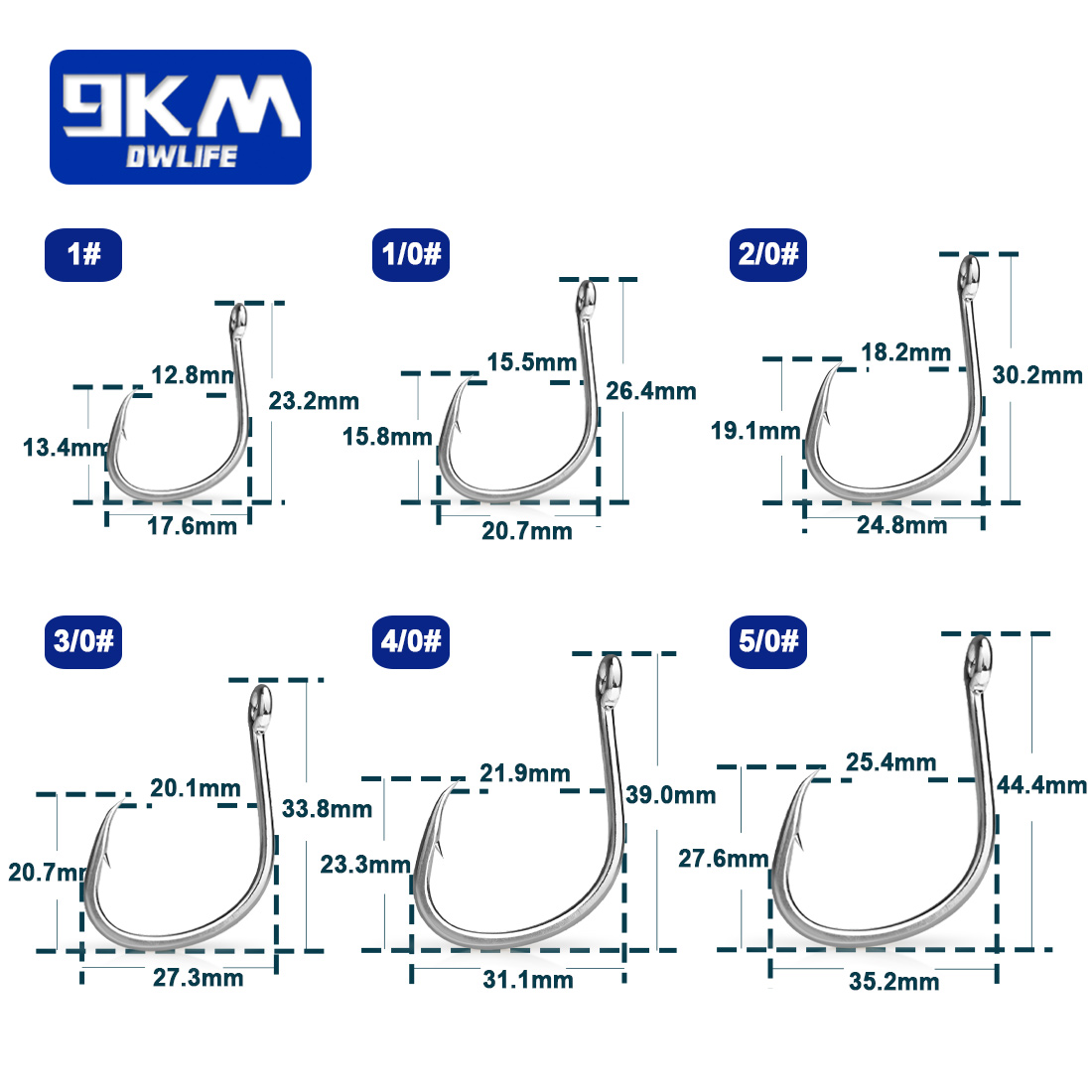 9KM 낚시 후크 바닷물 라이브 미끼 후크 25~100 - Fishing Hook Offset 리뷰 및 가격